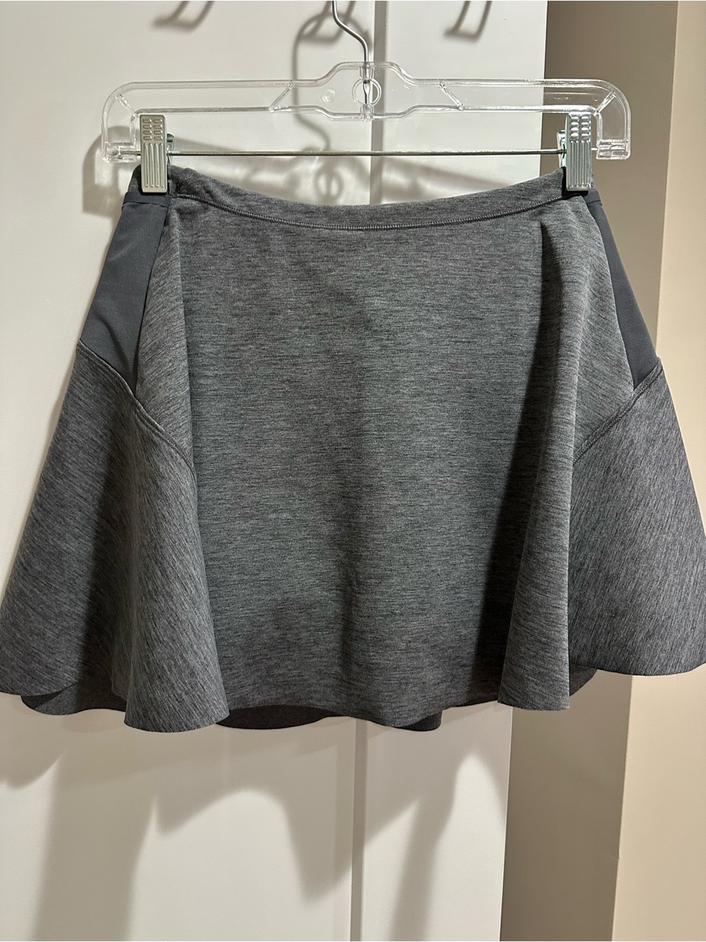 Athleta Dark Heather Gray Circle Skater Skirt